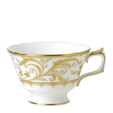 Darley Abbey White Fine Bone China Teacup