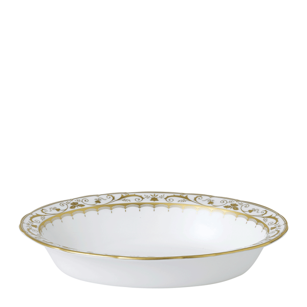 Darley Abbey White Fine Bone China Vegetable Bowl