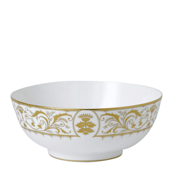 Darley Abbey White Fine Bone China Salad Bowl