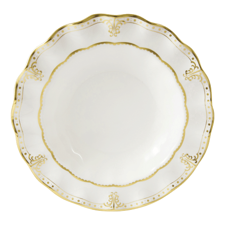 Elizabeth Gold Rim Soup Bowl (21cm) Product Image