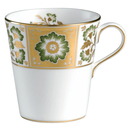 Derby Panel Green and Gold Fine Bone China Tableware mug