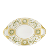 Derby Panel Green and Gold Fine Bone China Tableware sauce boat stand