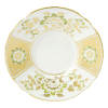 Derby Panel Green and Gold Fine Bone China Tableware coffee saucer