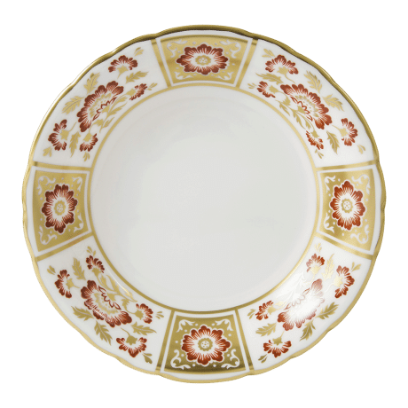 derby panel red fine bone china oatmeal bowl