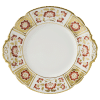 Derby Panel Red and Gold Fine Bone China Tableware Bread and Butter Plate