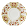 Derby Panel Red and Gold Fine Bone China Tableware Cream Soup Saucer