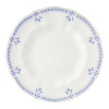 Blue and white fine bone china grenville salad plate