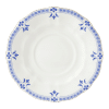 Blue and white fine bone china grenville sauce boat stand