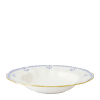 Blue and white fine bone china grenville rim bowl
