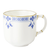 Blue and white fine bone china grenville coffee cup