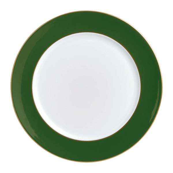 Green Fine bone china service plate