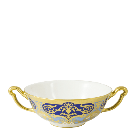 Heritage Cobalt and Dark Blue Fine Bone China Tableware Cream Soup Cup