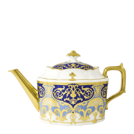 Heritage Cobalt and Dark Blue Fine Bone China Tableware Teapot