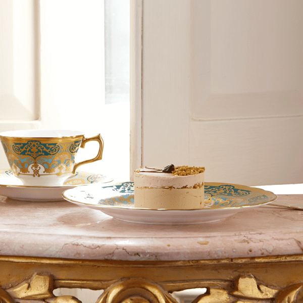 Heritage Forest Green Turquoise and Gold Fine Bone China Tableware