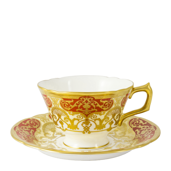 Heritage Red Fine Bone China Tableware Teacup