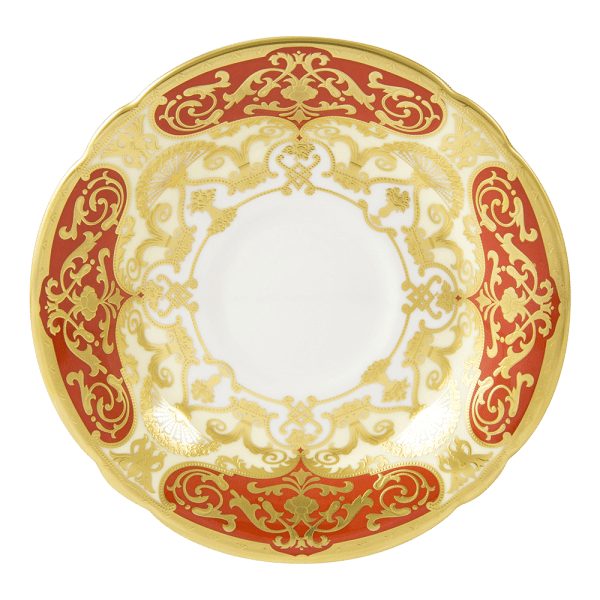 Heritage Red Fine Bone China Tableware Saucer