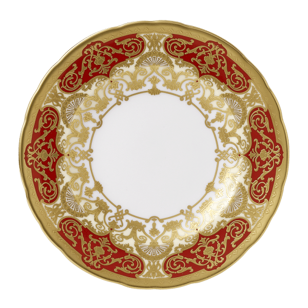 Heritage Red Fine Bone China Tableware Bread and Butter Plate