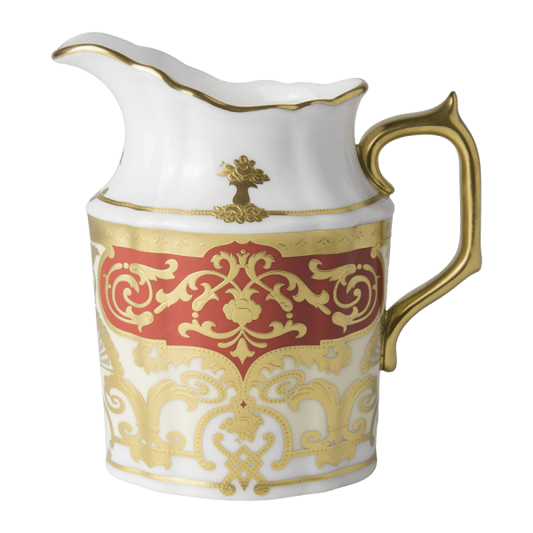 Heritage Red Fine Bone China Tableware Cream Jug