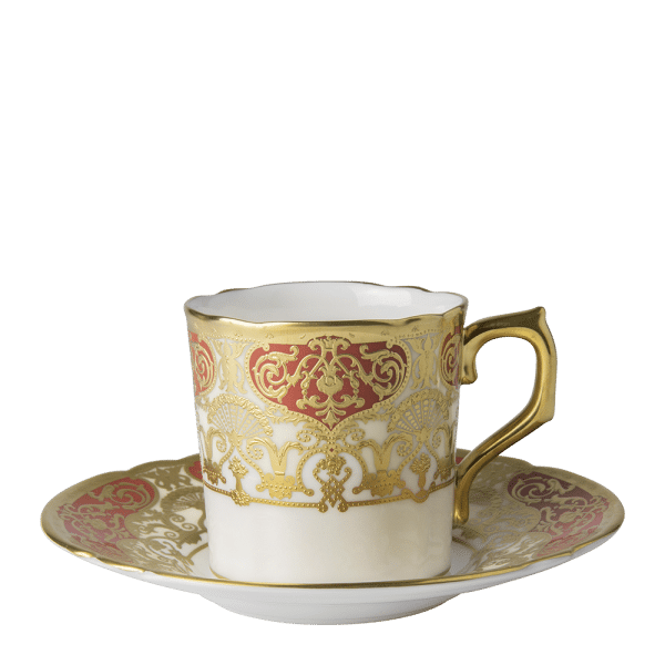 Heritage Red Fine Bone China Tableware Coffee Cup