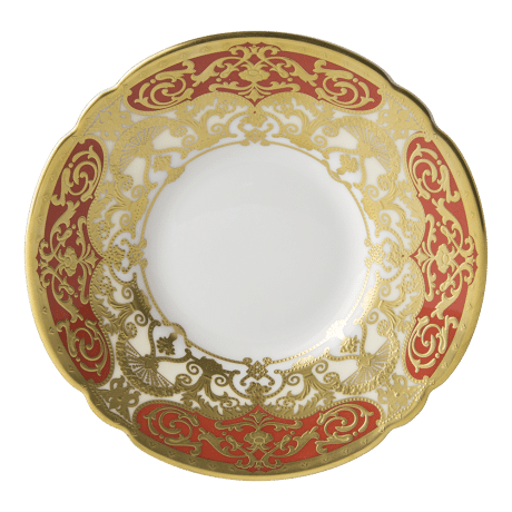 Heritage Red Fine Bone China Tableware Saucer