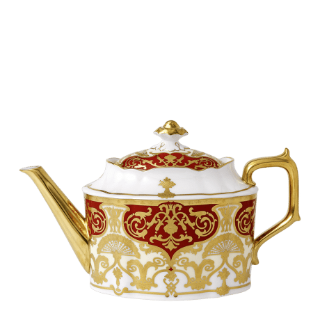 Heritage Red Fine Bone China Tableware Teapot