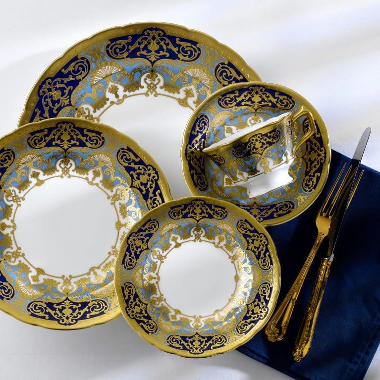 Heritage Cobalt & Dark Blue Dinner Set