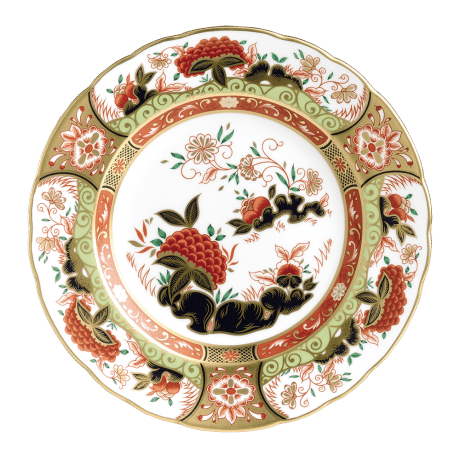 Golden Peony Fine Bone China Imari Accent Plate