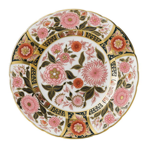 Pink Bouquet Fine Bone China Imari Accent Plate