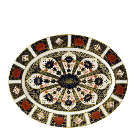 Old Imari 1128 fine bone china oval platter