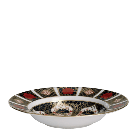 Old Imari 1128 fine bone china rim soup bowl