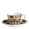 Old Imari 1128 fine bone china teacup and saucer