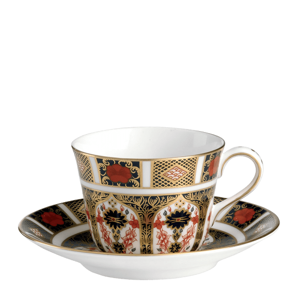 Old Imari 1128 fine bone china tea saucer
