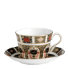 Old Imari 1128 fine bone china teacup and saucer
