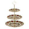 Old Imari 1128 fine bone china cake stand
