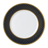 Majestic fine bone china tableware navy blue and gold dinner plate