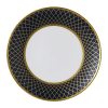 Majestic fine bone china tableware navy blue and gold salad plate