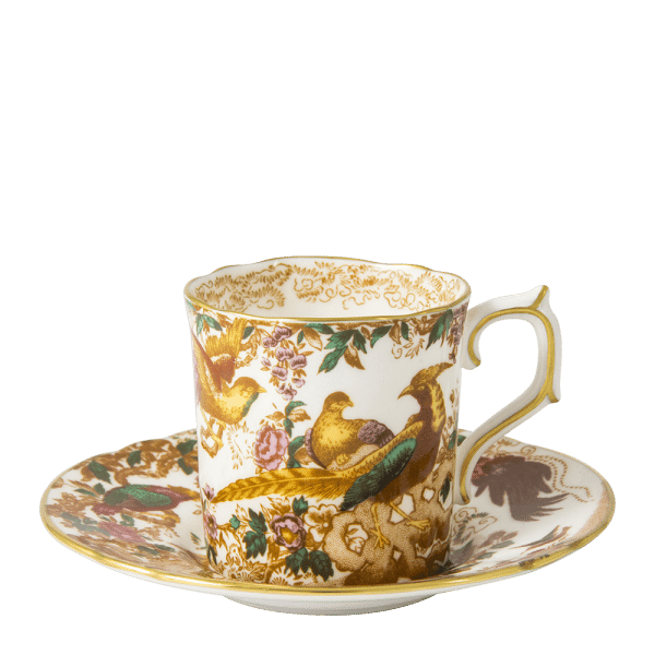 Olde Aves Fine Bone China Coffee Cup and Saucer