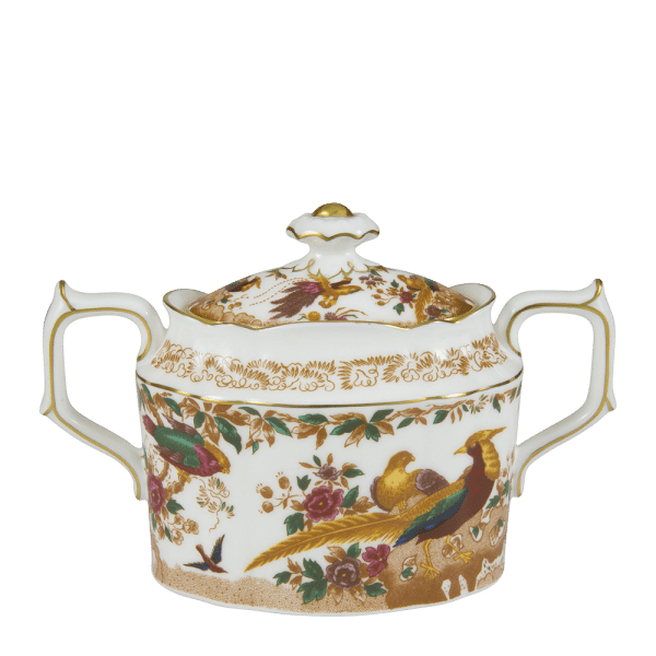 Olde Aves Fine Bone China Covered Sugar