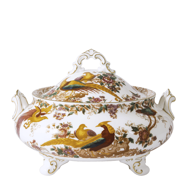 Olde Aves Fine Bone China Covered Vegetable Dish