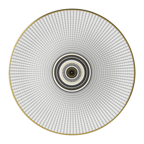 Oscillate Fine Bone China Tableware Charger Plate