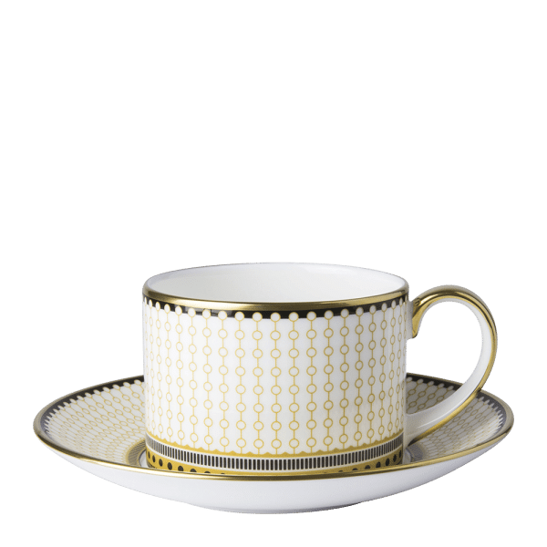 Oscillate Fine Bone China Tableware Teacup and Saucer