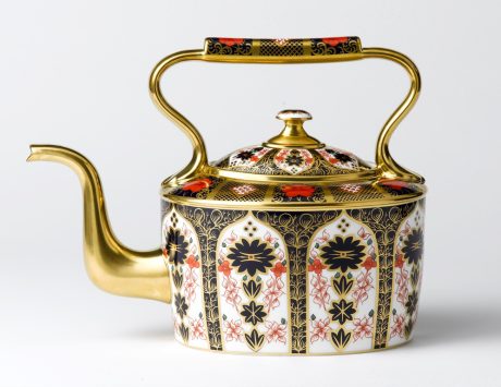Old Imari Solid Gold Band Kettle