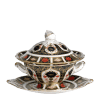 Old Imari Sauce Tureen and Stand Fine Bone China
