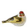 Fine bone china paperweight goldfinch