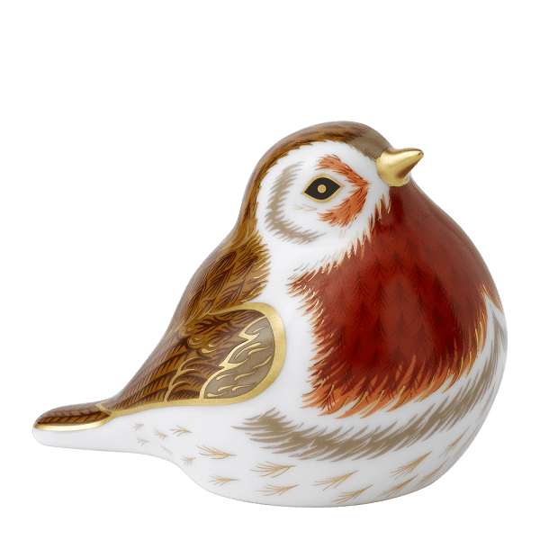 Fine bone china paperweight royal robin