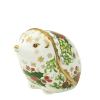 Fine bone china paperweight christmas hedgehog