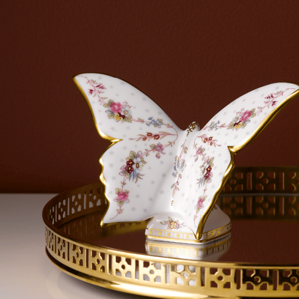 Fine bone china paperweight royal antoinette butterfly