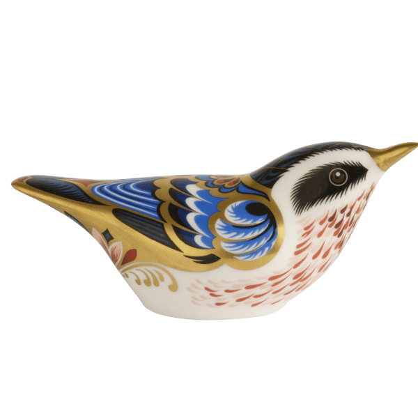 Fine bone china paperweight garden nuthatch