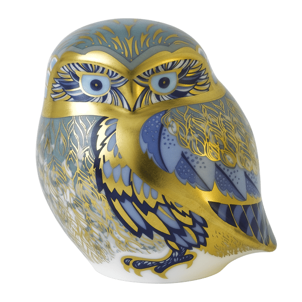 Fine bone china paperweight nightingale owl