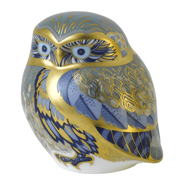 Fine bone china paperweight nightingale owl